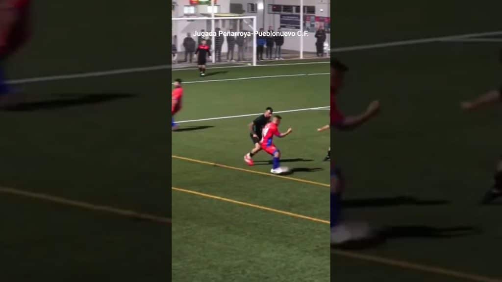 Jugada #peñarroyapueblonuevocf - #adfbbujalancesenior vs #peñarroyapueblonuevocf - SENIOR