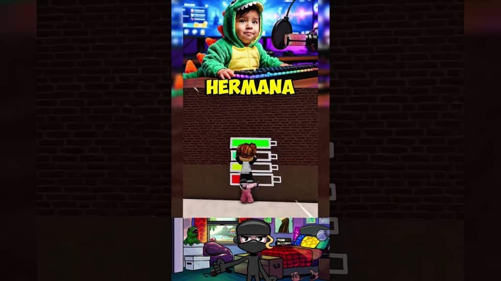 HERMANITA VS HERMANITO EN ROBLOX @MaikelRobloxYT